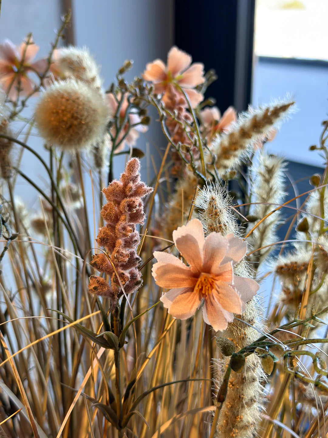 Sztuczne kwiaty łąkowe - Ambre | 50 cm