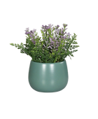 Künstlicher Lavendel - Sejad | 15 cm | im grünen Keramiktopf
