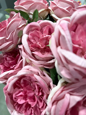 Bukiet róż z 10 główkami kwiatów - Artemis | 45 cm