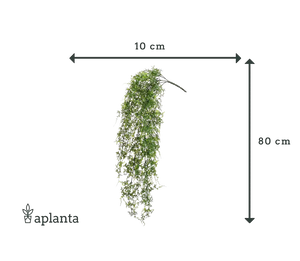 Sztuczna wisząca paproć - Katharina | 80 cm, roślina wtykowa
