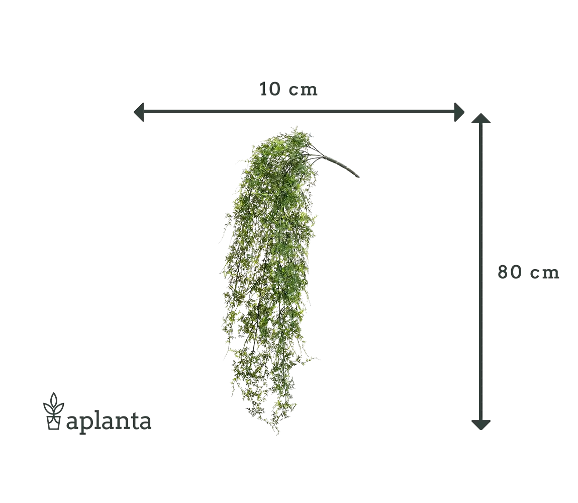Sztuczna wisząca paproć - Katharina | 80 cm, roślina wtykowa